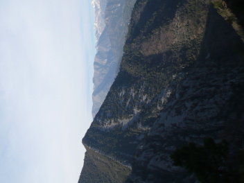 Pan de colline abrupt près de Bossare, vallée de la Bevera