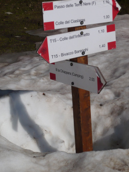 Panneaux avant col de l'Infernetto