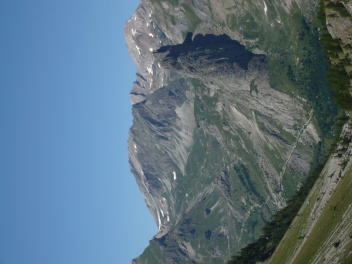 Rocca Castello & Col Maurin depuis montée vers le lac Apzoï
