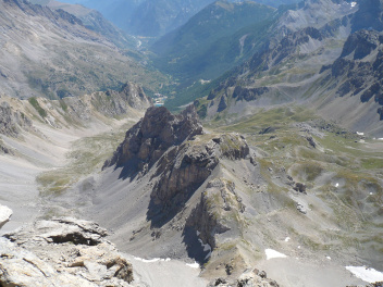 Lac de Saretto depuis le Mont Sautron