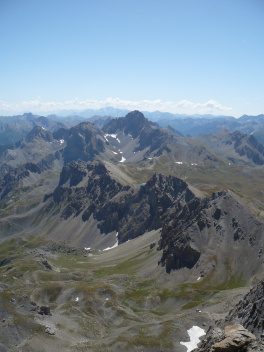 Lac Oronaye depuis sommet Sautron
