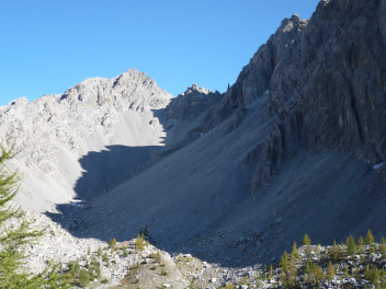 Colle Oserot depuis comba Emmanuelle