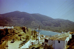 Vue sur Skópelos, mer Égée