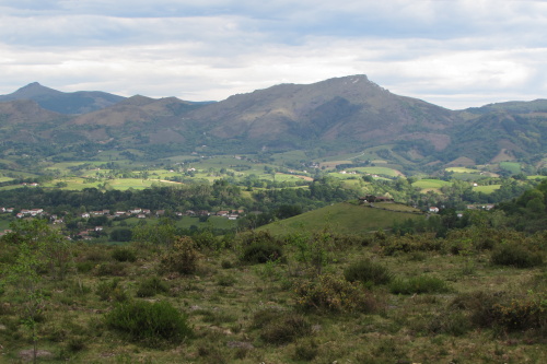 Panorama environs Ascain et col de St-Ignace